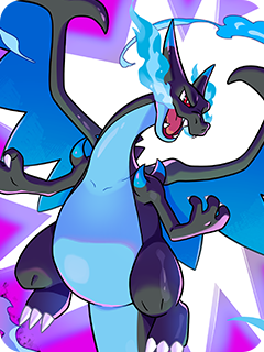 Mega Charizard X License Art