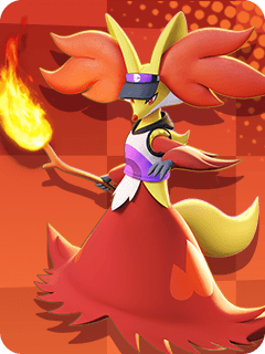 Purple Unite Style: Delphox